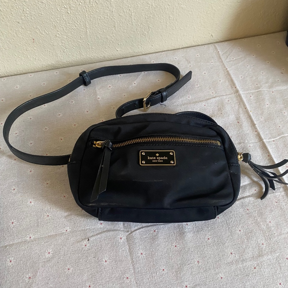 Kate Spade  Black crossbody/ belt bag
